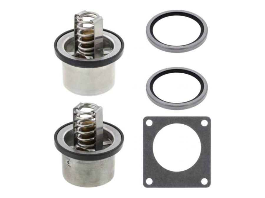 Heavy-duty diesel thermostats with seals and gasket