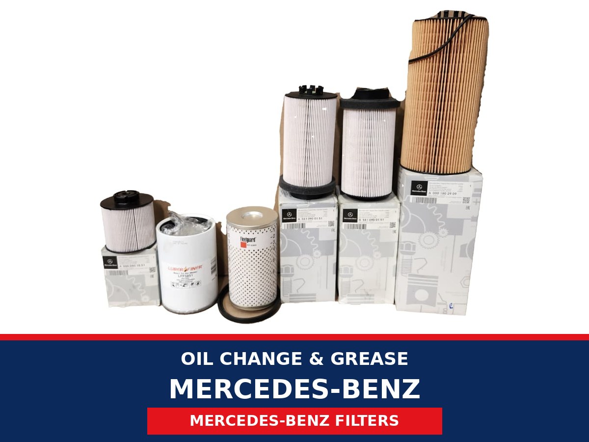 Oil Change & Grease – Mercedes-Benz (Mercedes-Benz Filters)