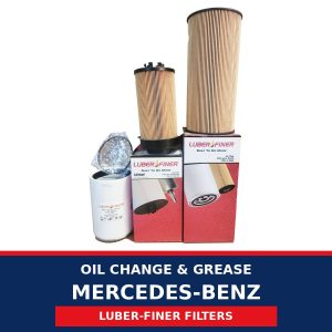 Oil Change & Grease – Mercedes-Benz (Luber-finer Filters)