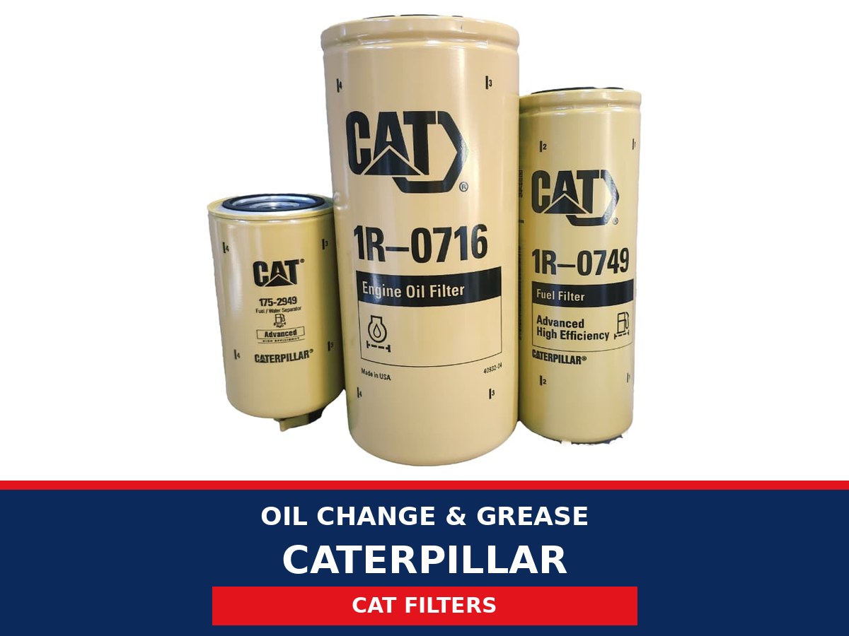 Oil Change & Grease – Caterpillar (CAT Filters)