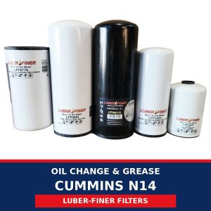 Oil Change & Grease – Cummins N14 (Luber-finer Filters)