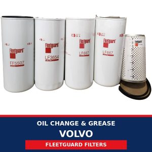 Oil Change & Grease – Volvo (Fleetguard Filters)