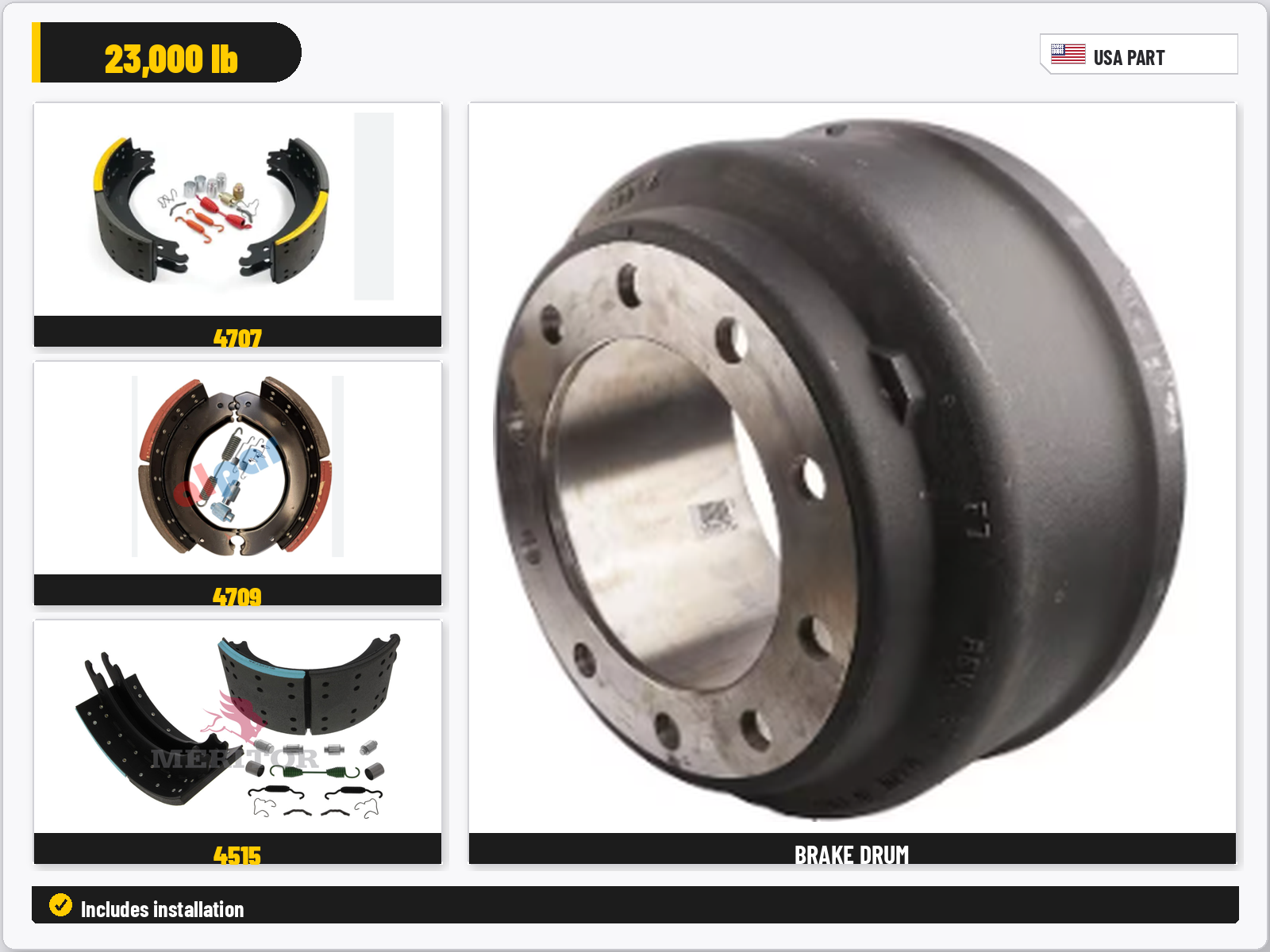 Special Brake Offer 23,000 lb